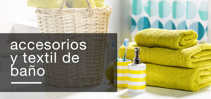 Accesorios y textil de baño