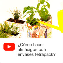 ¿Cómo hacer almácigos con envases tetrapack?
