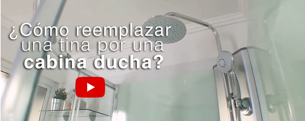 ¿Cómo reemplazar una tina por una cabina ducha?