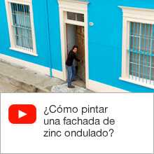 ¿Cómo pintar una fachada de zinc ondulado?