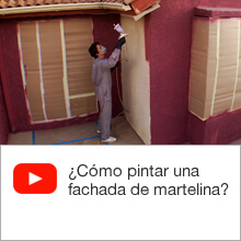¿Cómo pintar una fachada de martelina?