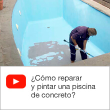 ¿Cómo reparar y pintar una piscina de concreto?