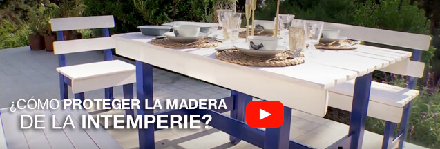 ¿Cómo proteger la madera de la intemperie?