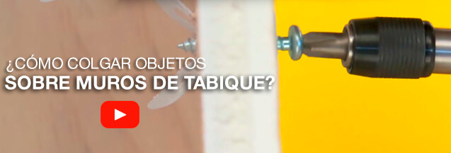 ¿Cómmo colgar objetos sobre muros de tabique?