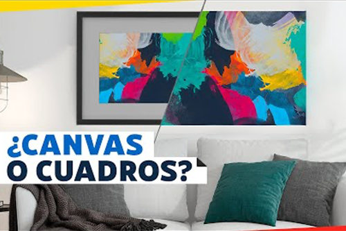 Cmo transformar tus muros | Canvas vs. cuadros