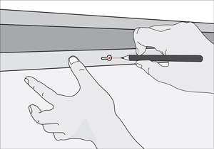 Marcas para instalacin de luces led