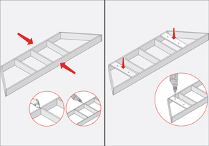 Pasos para construccin de bowindown en la sala de estar