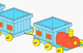 Cmo hacer un tren para guardar juguetes?