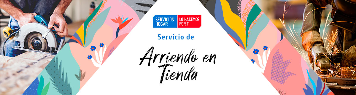 Servicio de arriendo en tiendas